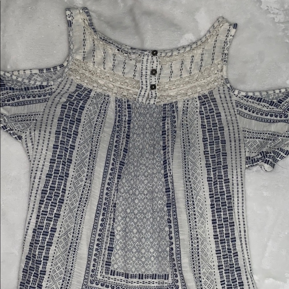 Lucky brand pattern blouse